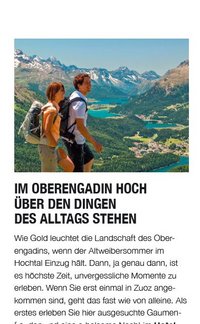 Die schönsten Wanderhotels der Schweiz